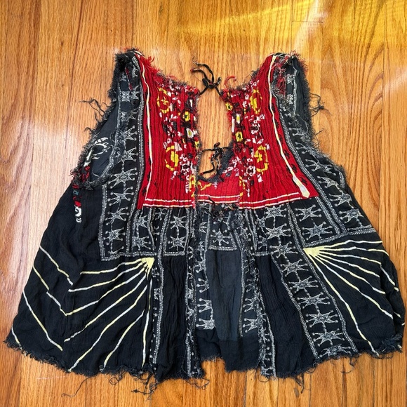 Free People Open Back Swing Tank Size M - Picture 2 of 3